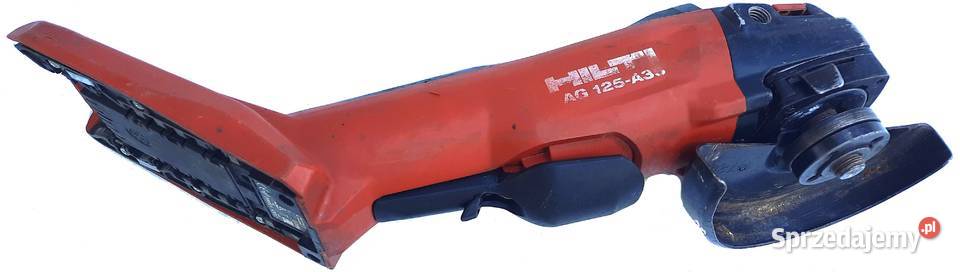 Szlifierka akumulatorowa Hilti komplet AG125A36 sprzedam