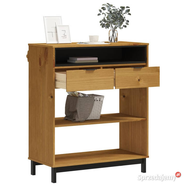 Stolik barowy FLAM 92x45x110 lite drewno sosnowe mazowieckie Warszawa
