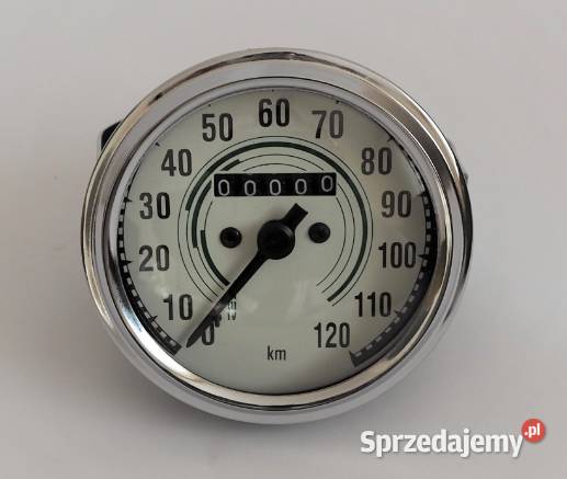 Licznik okrągły 120h Jawa CZ 125175 biały sprzedam