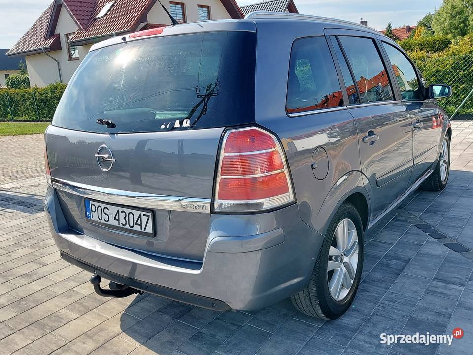 Opel Zafira B 19 CDTi 16v 7 miejsc wielkopolskie Strzałkowo