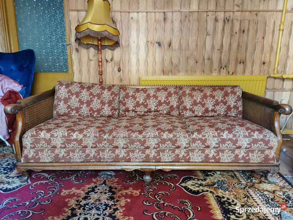 Przedwojenna sofa w stylu chippdale Poznań