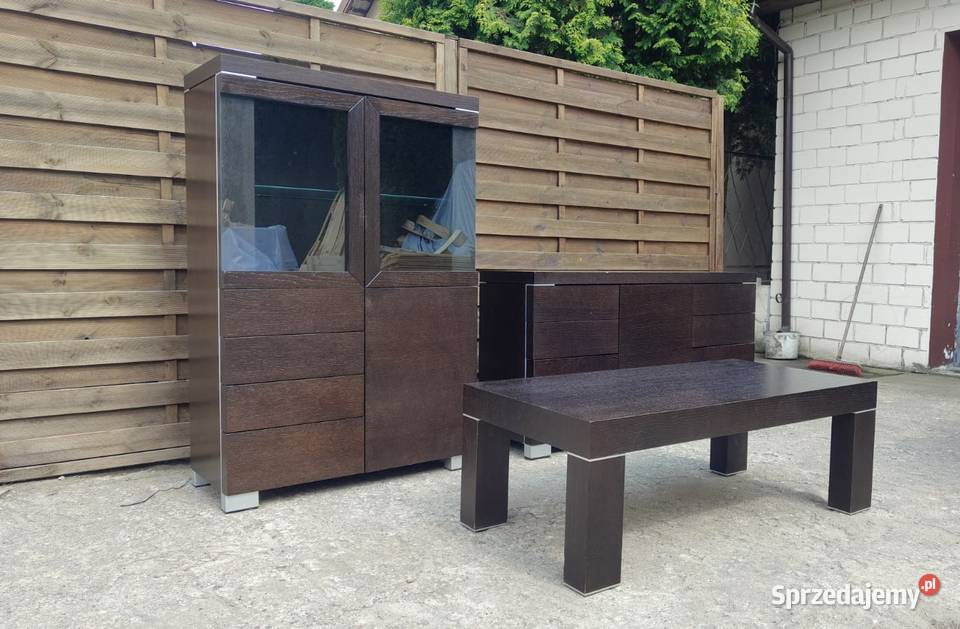 Zestaw IMOLA Swarzędzkie Meble komoda witryna Meble do salonu