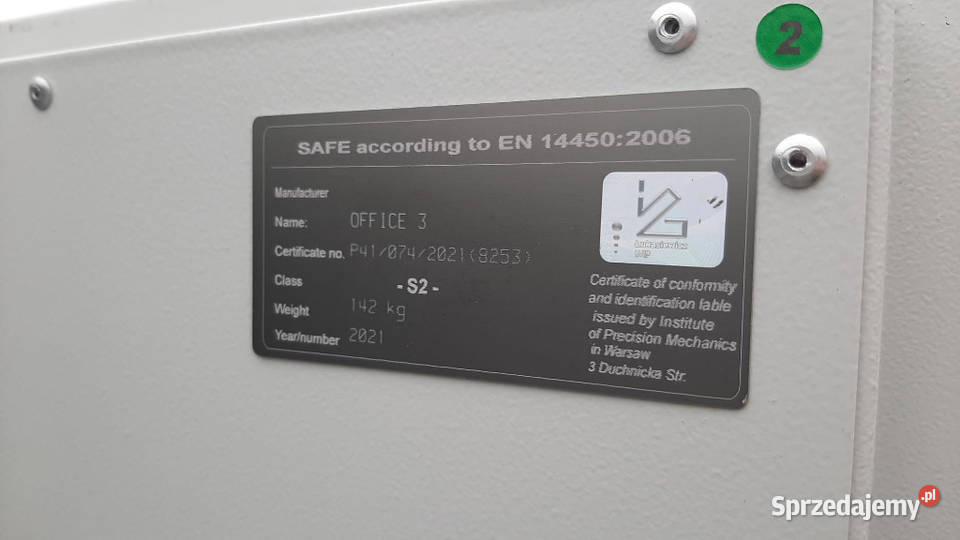 Szafa metalowa Rottner Office 3 klasa Warszawa