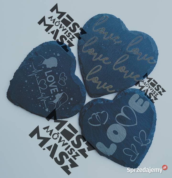 Kamień z napisem LOVE dekoracyjny kocham miłość Dom i Ogród wielkopolskie