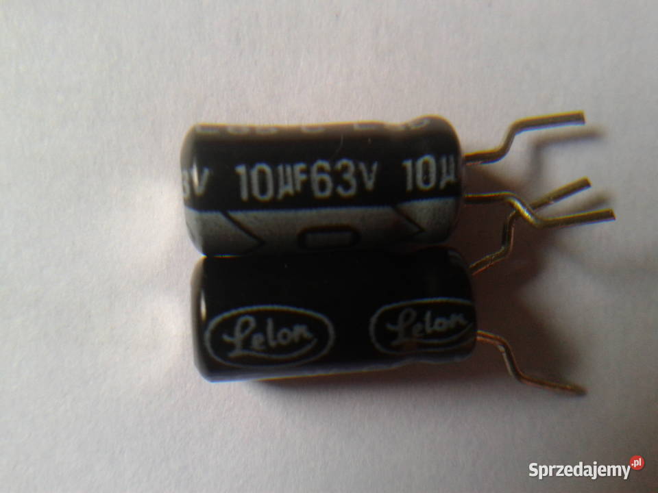 Kondensatory elektrolityczne Lelon 10uF 63V