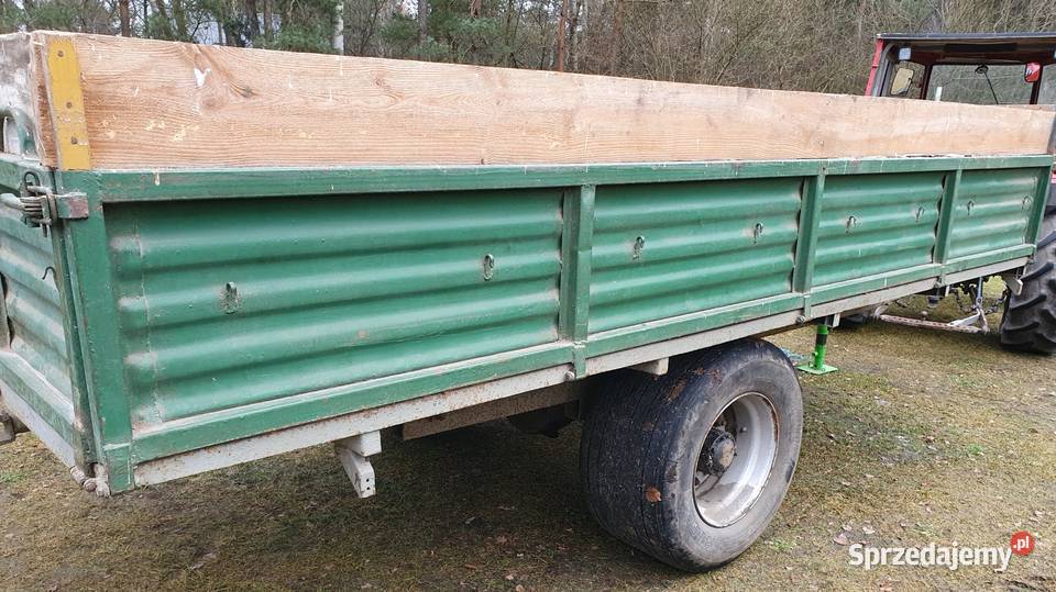 Przyczepa jednoosiowa sztywna star nie wywrotka nieuszkodzony