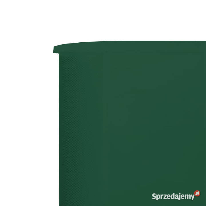 Parawan 9skrzydłowy z tkaniny 1200x120 zielony Warszawa