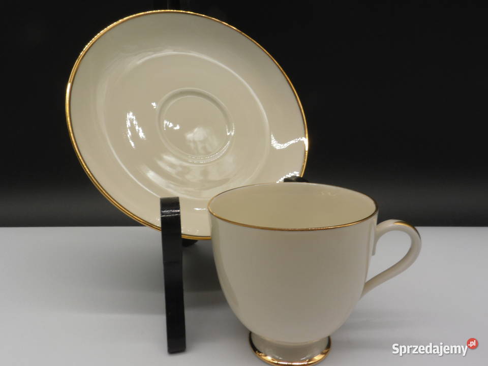 Filiżanka porcelanowa KSIĘŻNA FURSTENBERG ECRU Porcelana i szkło Raszków