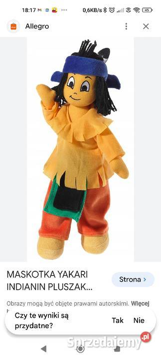 Szmacianka lalka Heunec 50 Tkanina  Warszawa