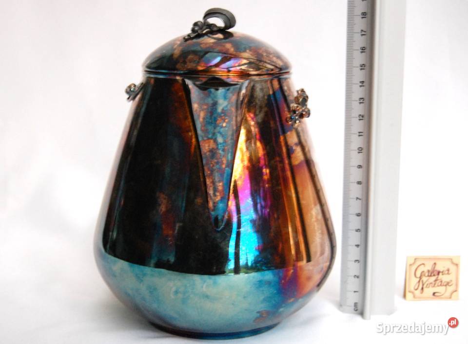 Posrebrzany dzbanek platerowany srebrem konwalie Lublin