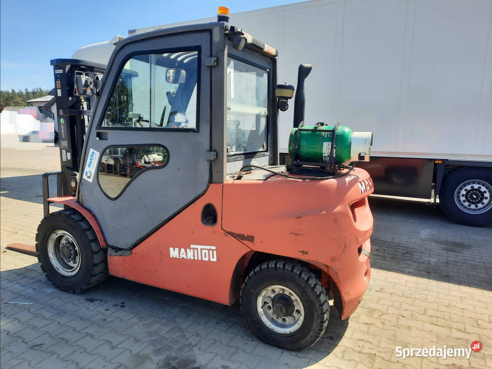 Wózek widłowy gazowy MANITOU MI50G udźwig 5 ton Rudolfowo