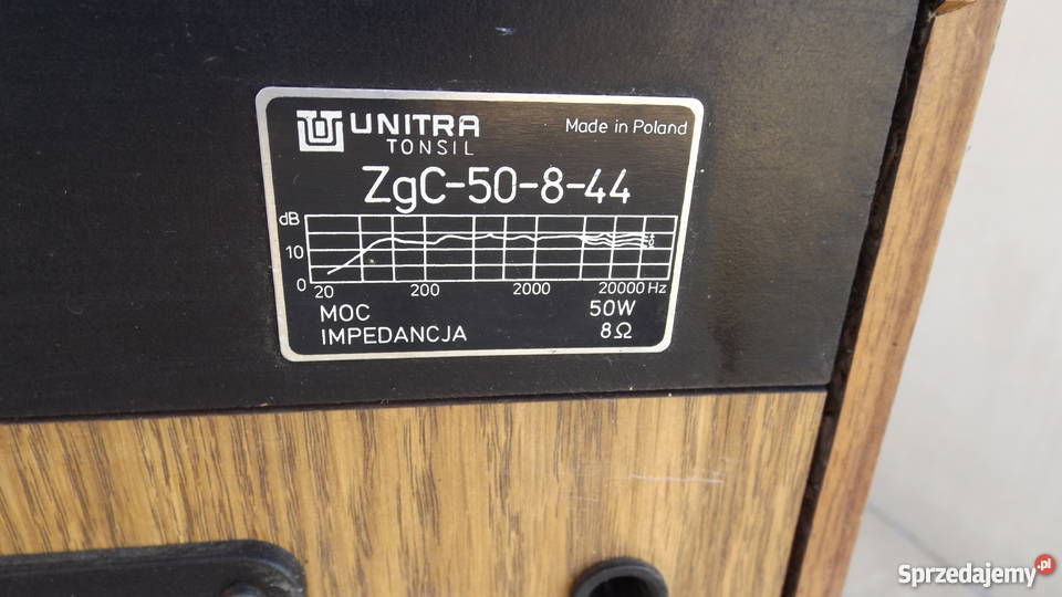 Kolumny głośnikowe Unitra Tonsil ZgC50844Altus Słuchawki i głośniki Grodziczno