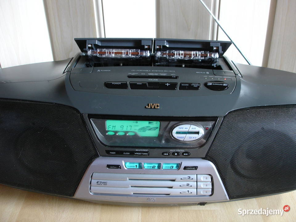 Radiomagnetofon JVC RCXC3BK Zielona Góra sprzedam