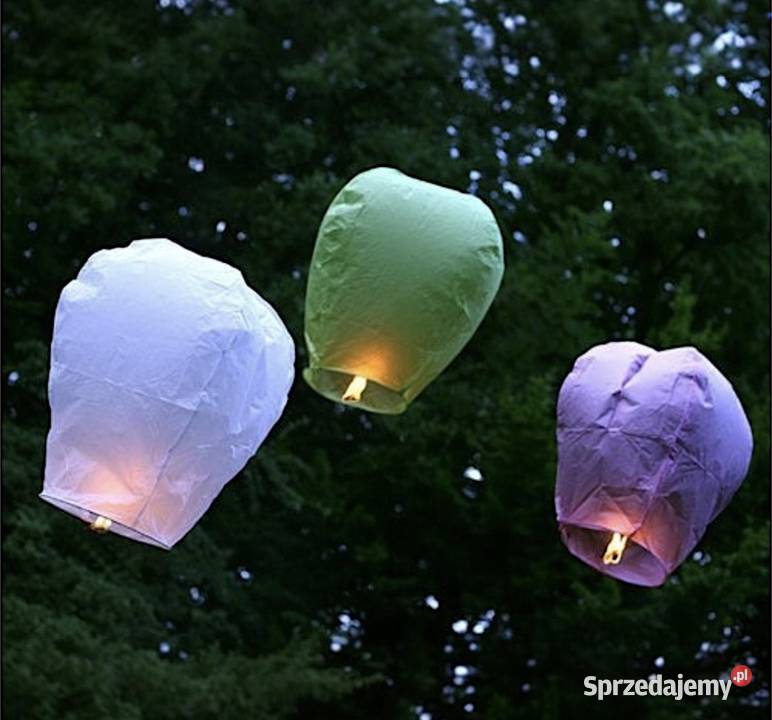 LAMPIONY Latające SZCZĘŚCIA LAMPION ŻYCZEŃ