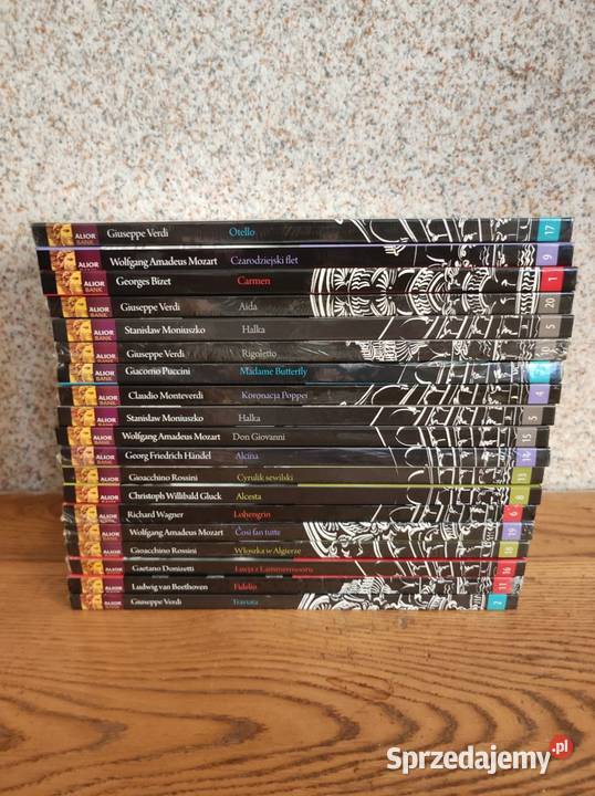 Wielkie Opery z CD DVD kolekcja książka cd świętokrzyskie Kielce