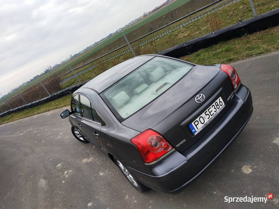 TOYOTA AVENSIS T25 20 D4D POLSKI SALON lakier metallic Poznań