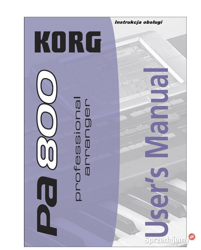 Instrukcje obsługi PDF Korg Roland Casio Yamaha