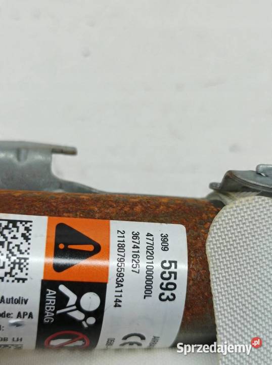 KURTYNA POWIETRZNA AIRBAG LEWA SEDAN 39095593 osobowe Poduszki powietrzne świętokrzyskie