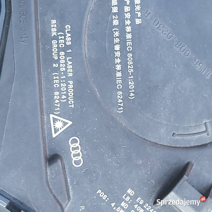 Lampa prawa audi sq7 Lampy przednie dolnośląskie Głogów