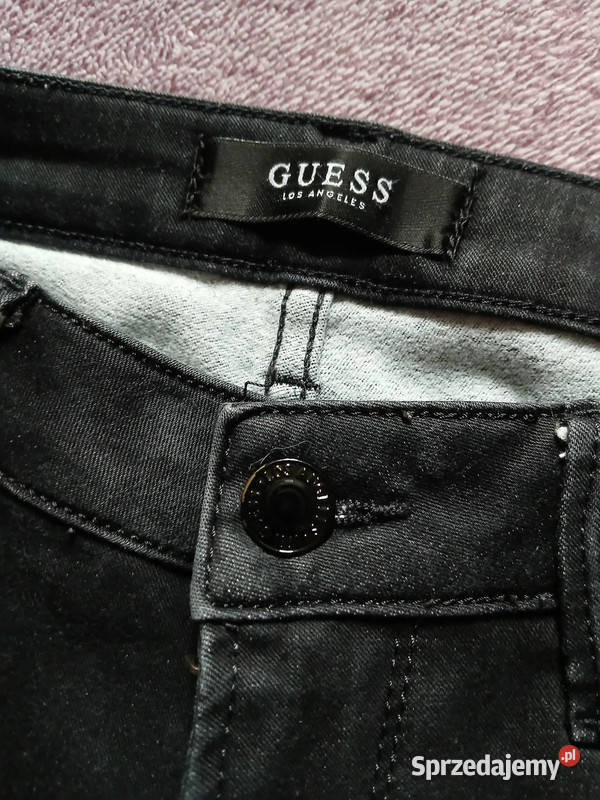 Spodnie damskie czarne bawełna rozmiar sxs Guess Spodnie świętokrzyskie Kielce sprzedam