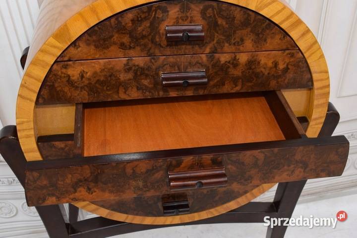 Okrągła Komoda Regał Art Deco Szafka Pomocnik 6 Kraków
