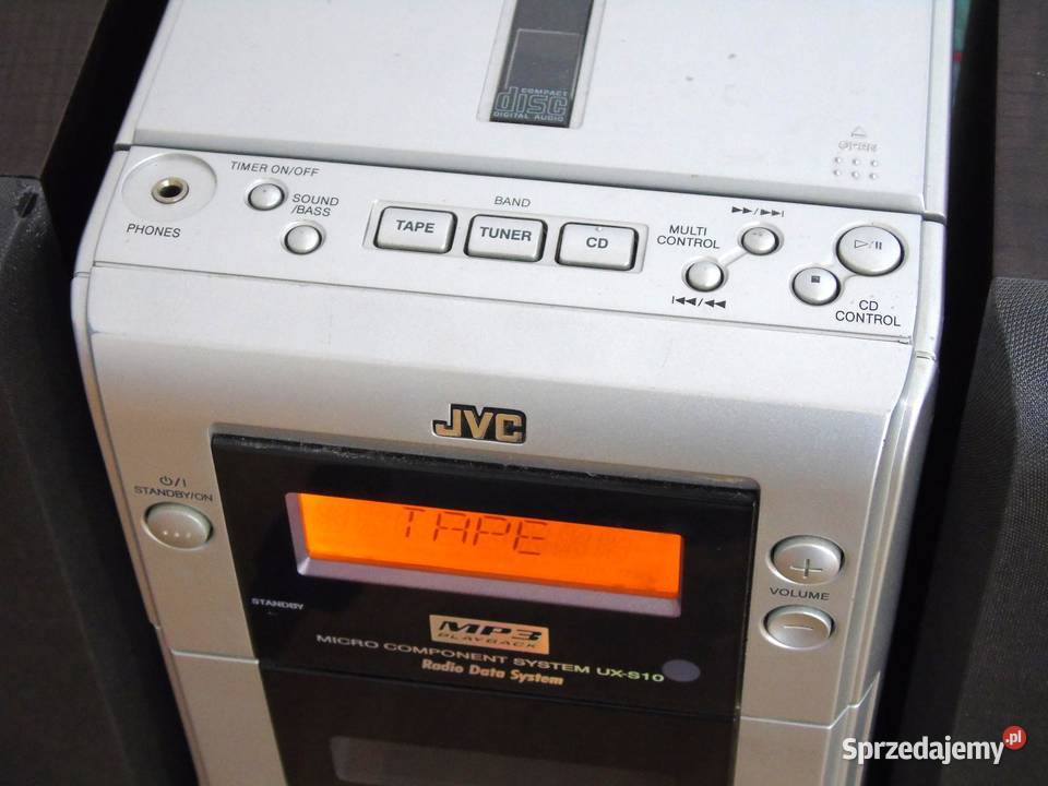 Japońska wieża JVC CAUXS10 kolumny DOSTAWA Elektronika podkarpackie Jasło
