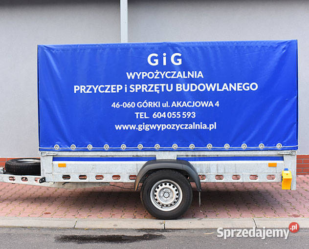 Przyczepa Wiola lekka hamowana wzmocniona Opole sprzedam