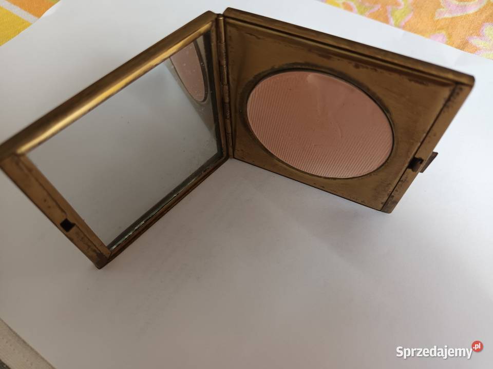 Starą Antyczną Puderniczkę Mosiężną Tanio Aleksandrów Łódzki