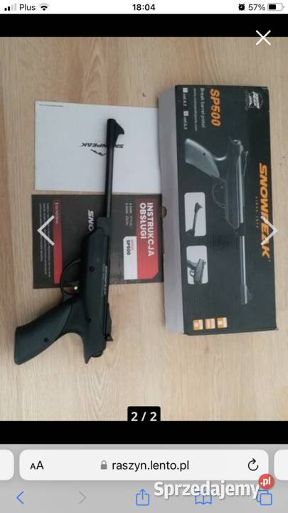 Wiatrowka pistolet Snowpeak Sp500 55mm mazowieckie Warszawa
