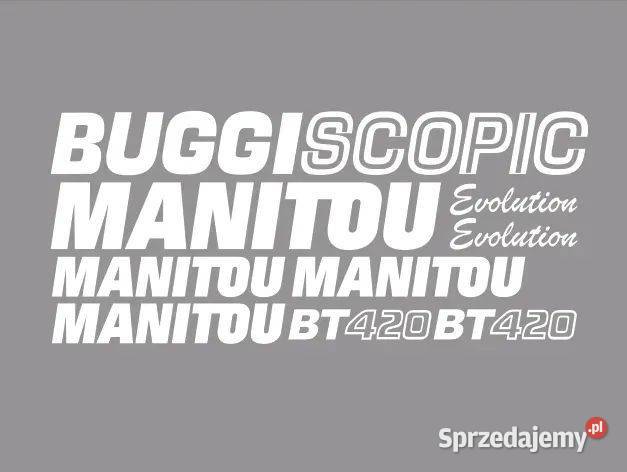 Naklejki oklejenie MANITOU BUGGISCOPIC BT420