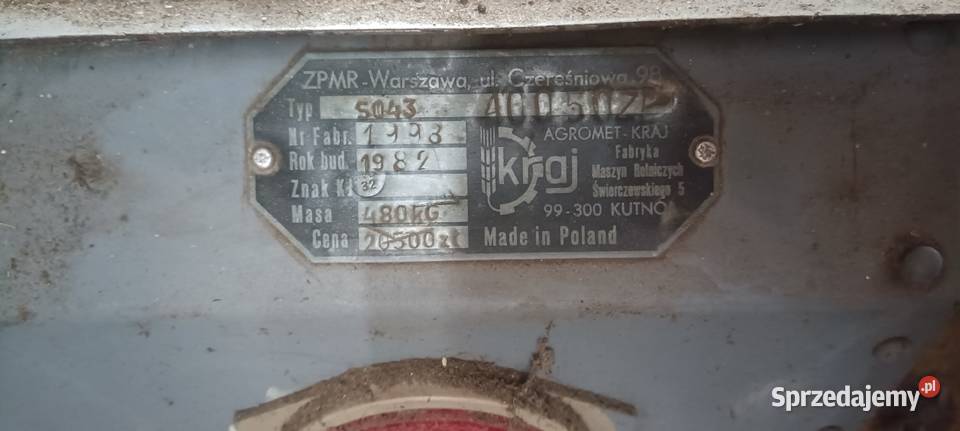 Siewnik Poznaniak S 043 sadzarka agrozet Uniejów