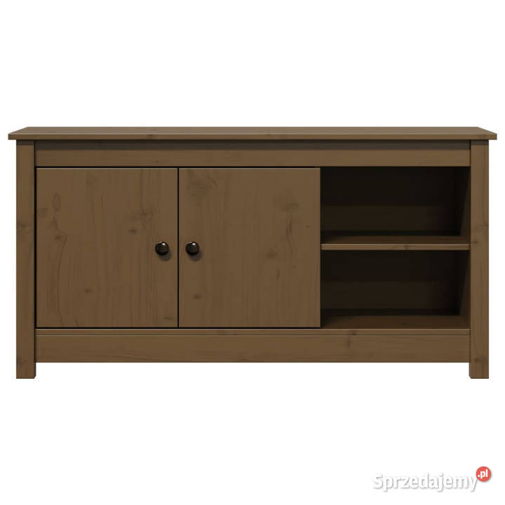 Szafka pod TV miodowy brąz 103x365x52 drewno Warszawa sprzedam