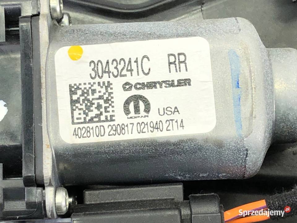 PODNOŚNIK SZYBY PRAWY TYŁ CHRYSLER PACIFICA osobowe podkarpackie
