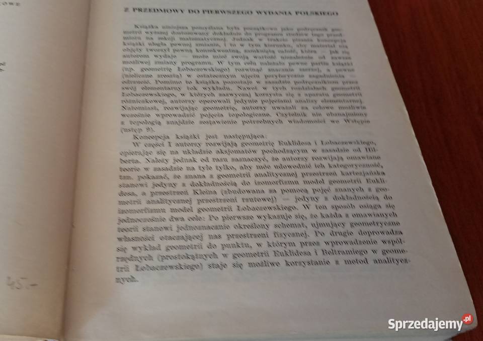 Podstawy geometrii Karol Borsuk Wanda Szmielew