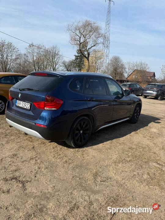 BMW X1 20D 143 HAK granatowy Braniewo