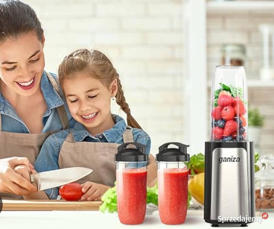 Mocny Blender Personalny Ganiza 3 Bidony Akcesoria kuchenne mazowieckie Warszawa sprzedam