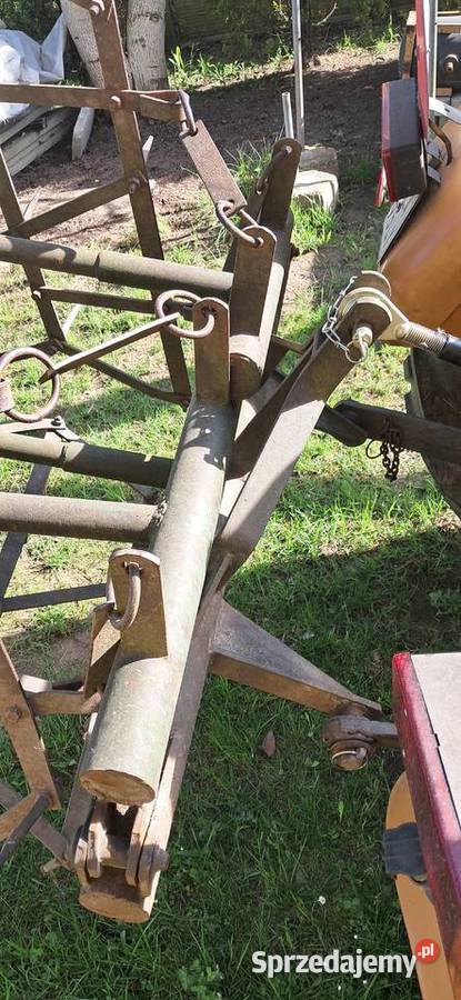 Brona 3 polowa rozkładana nieuszkodzony Łazy
