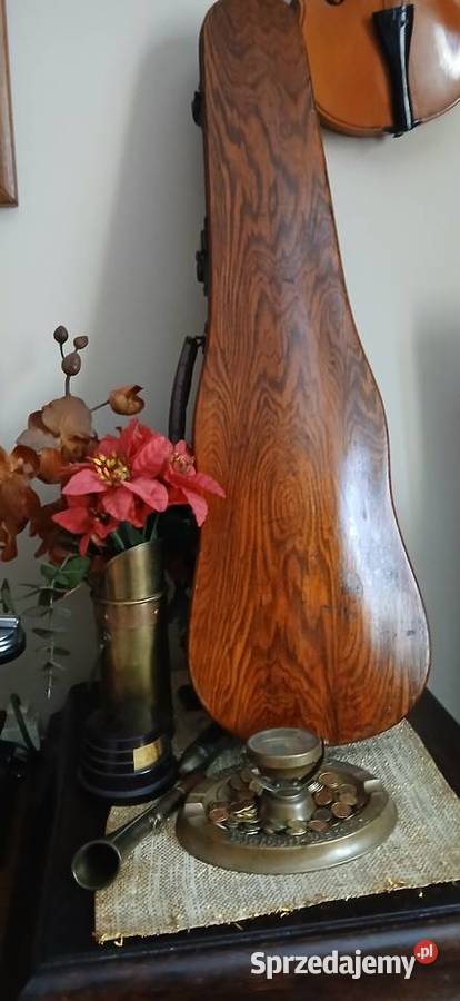 Stary futerał na skrzypce Secesja Kraków