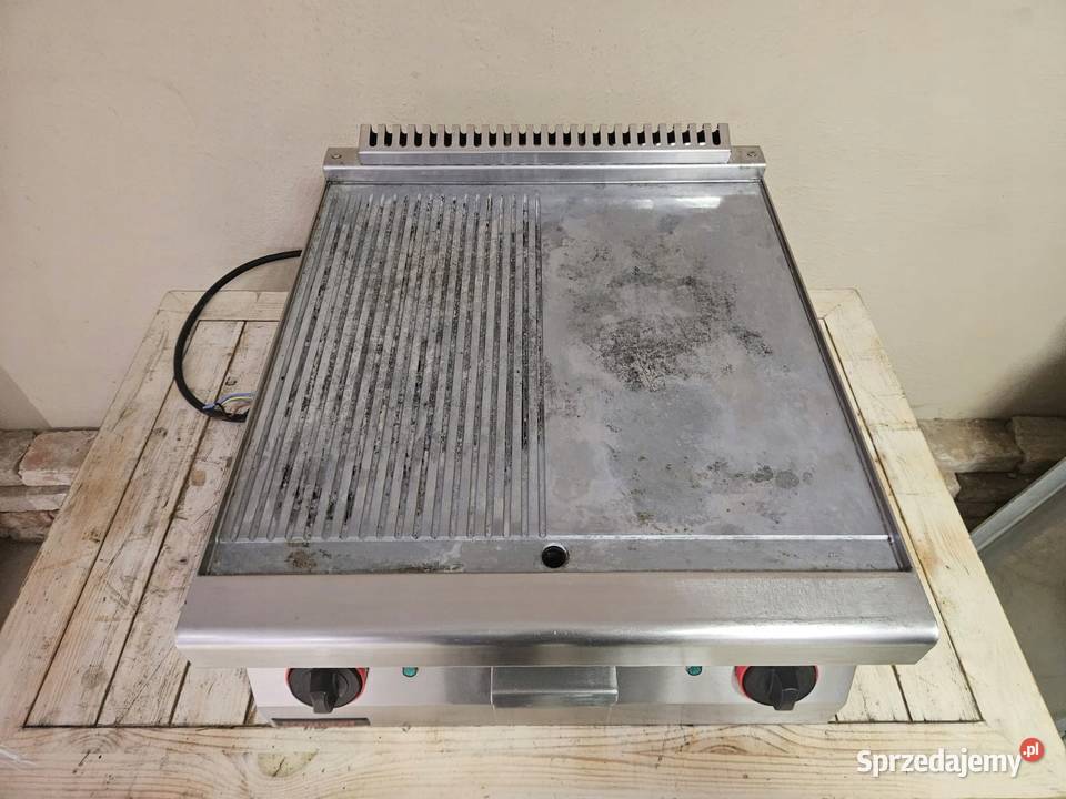 Płyta grillowa elektryczna 12 gładka i 12 Góra