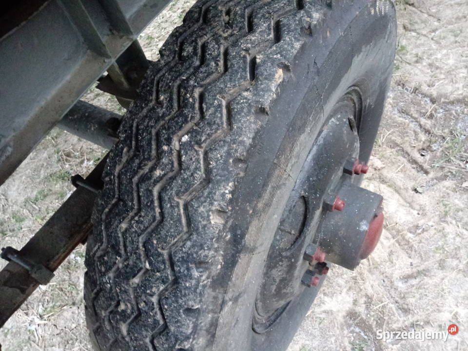 Przyczepa wywrotka d50 d55 stronny wywrot lubelskie Zemborzyce Tereszyńskie