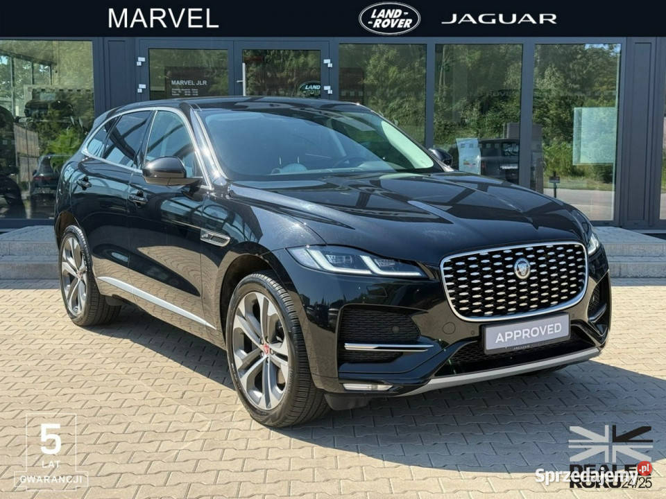 Jaguar FPACE Jaguar FPace 20D I4 204 AWD Auto SE czujnik martwego pola łódzkie Łódź