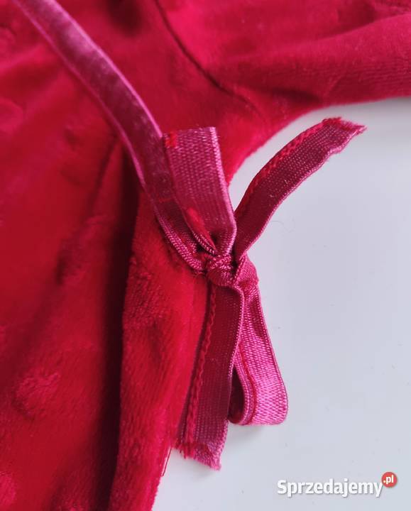 Japońska sukienka welurowa w serduszka HM 104 3 lata+ Katowice