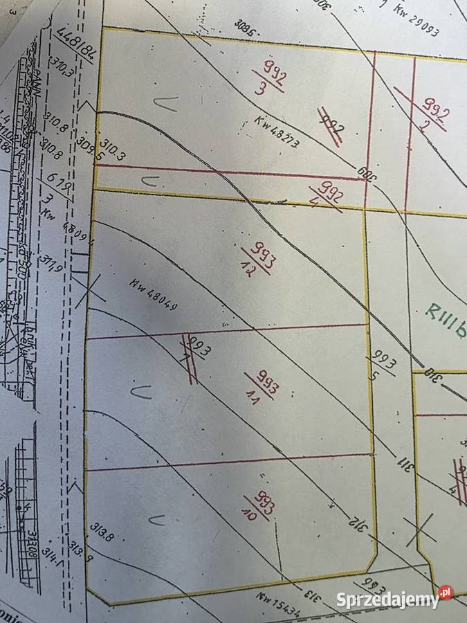 Na sprzedaż nieruchomość gruntowa 4 działki Sprzedaż Bielawa