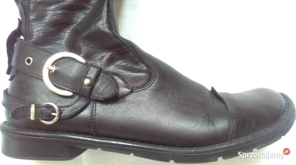 BUTY czarne KOZAKI damskie r 375 przejściowe Kozaki Białystok