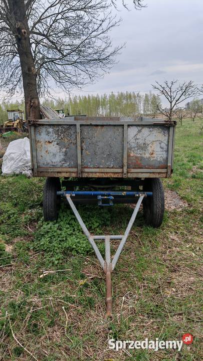 Przyczepa dwuosiowa Platforma sadownicza