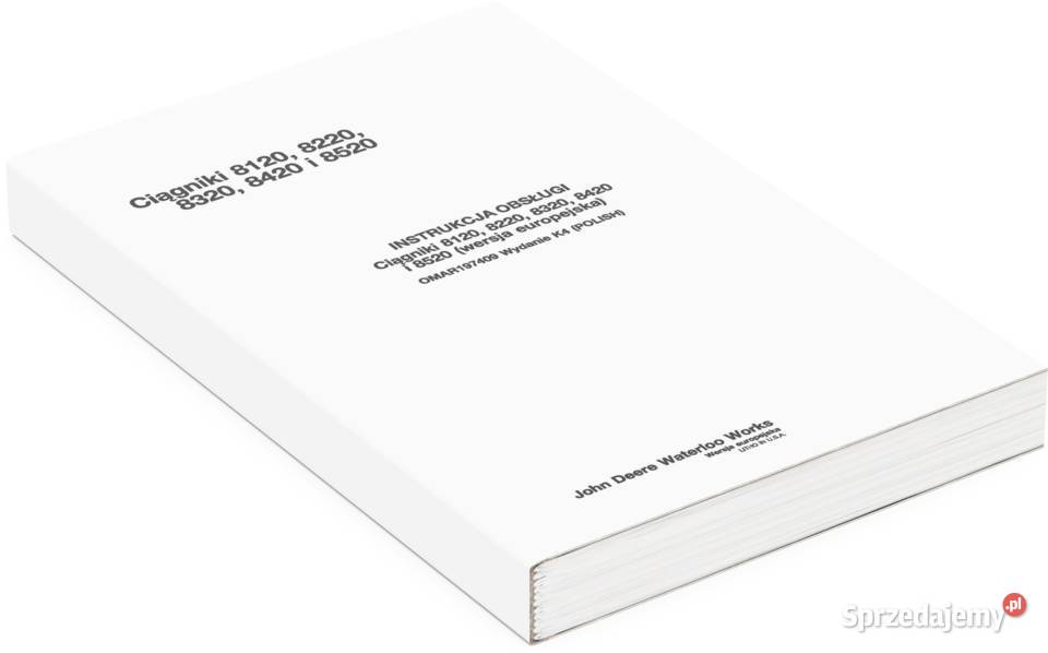 JD John Deere 3040 Instrukcja katalog napraw Pozostałe Szamotuły