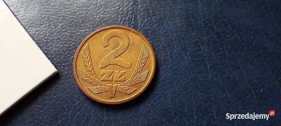 Stare monety 2 złote 1976 PRL Polska piękna Lesko