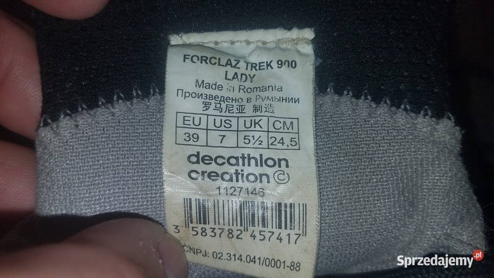 Buty FORCLAZ TREK 900 LADY EU39 245 górskie Góry i wspinaczka Białystok