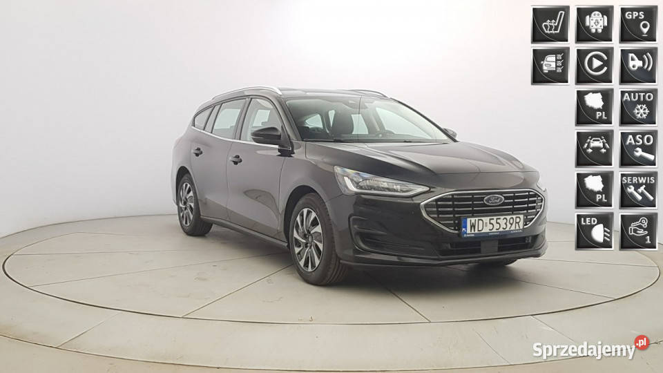 Ford Focus 10 EcoBoost Titanium Z Polskiego serwisowany w ASO Warszawa