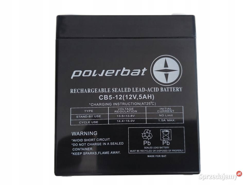 PowerBat CB 5 12 12V 5Ah Jelcz-Laskowice